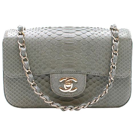 chanel python mini bag|Chanel python bags for sale.